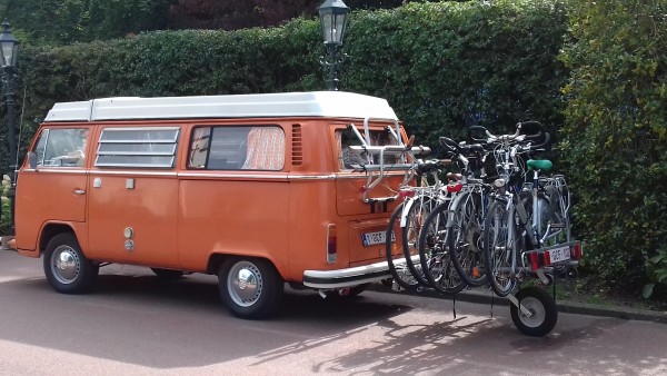 Vorig jaar gaan camperen in de buurt van scheveningen. Alle fietsen mee !