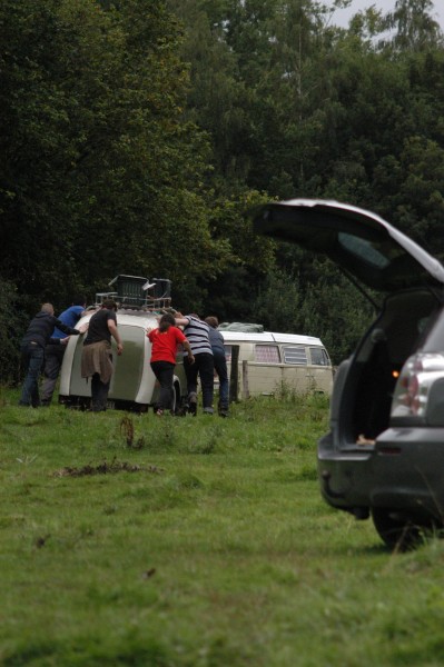 stoempen die lijkwagen